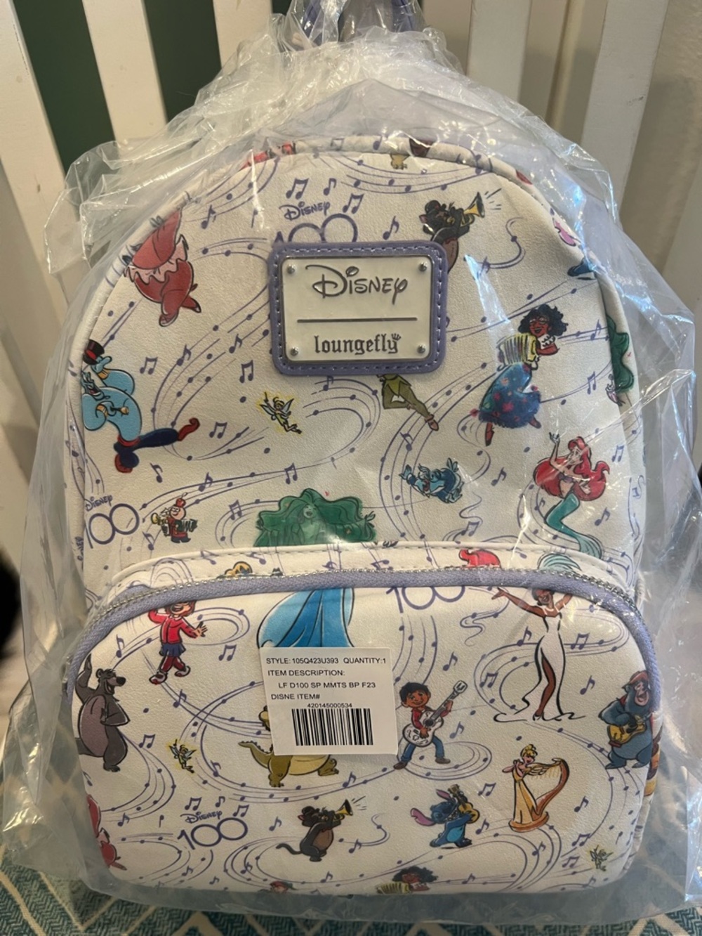 Loungefly & Disney’s series of commemorative “100 years of Music”🎼 Backpacks!